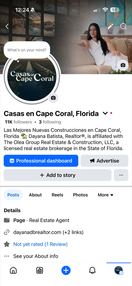 Facebook: Casas en Cape Coral, Florida